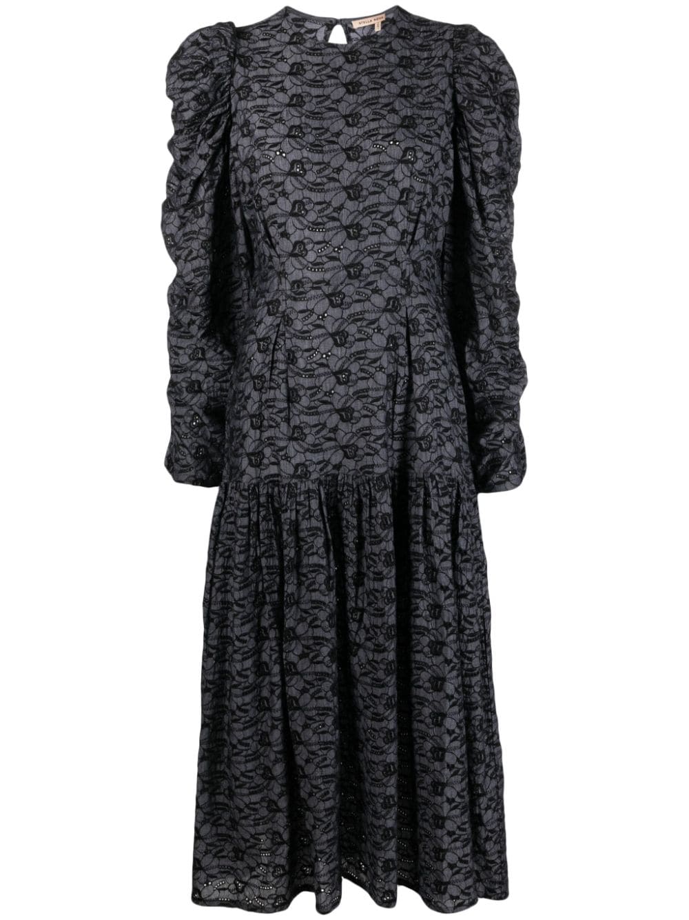 Stella Nova Broderie jurk Zwart