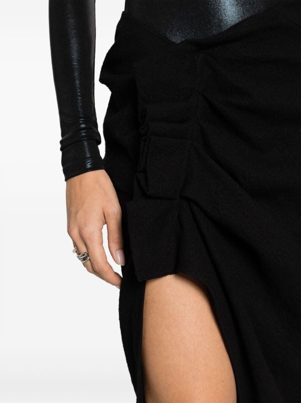 Rick Owens Virgin Wool Maxi Skirt - Farfetch