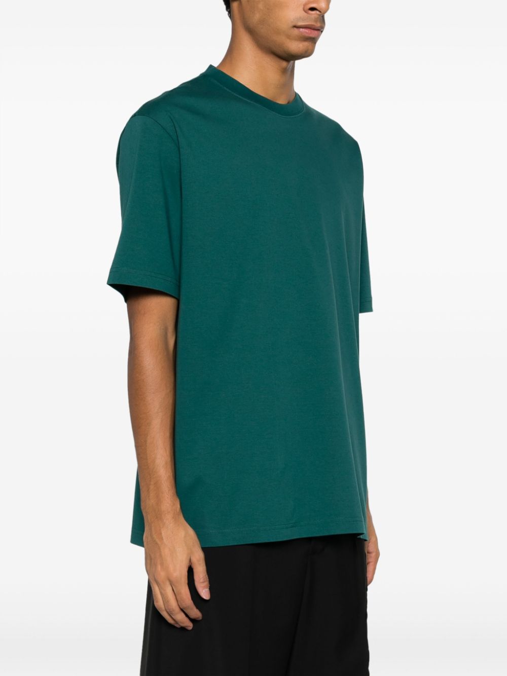 Lanvin logo-embroidered cotton T-shirt Men