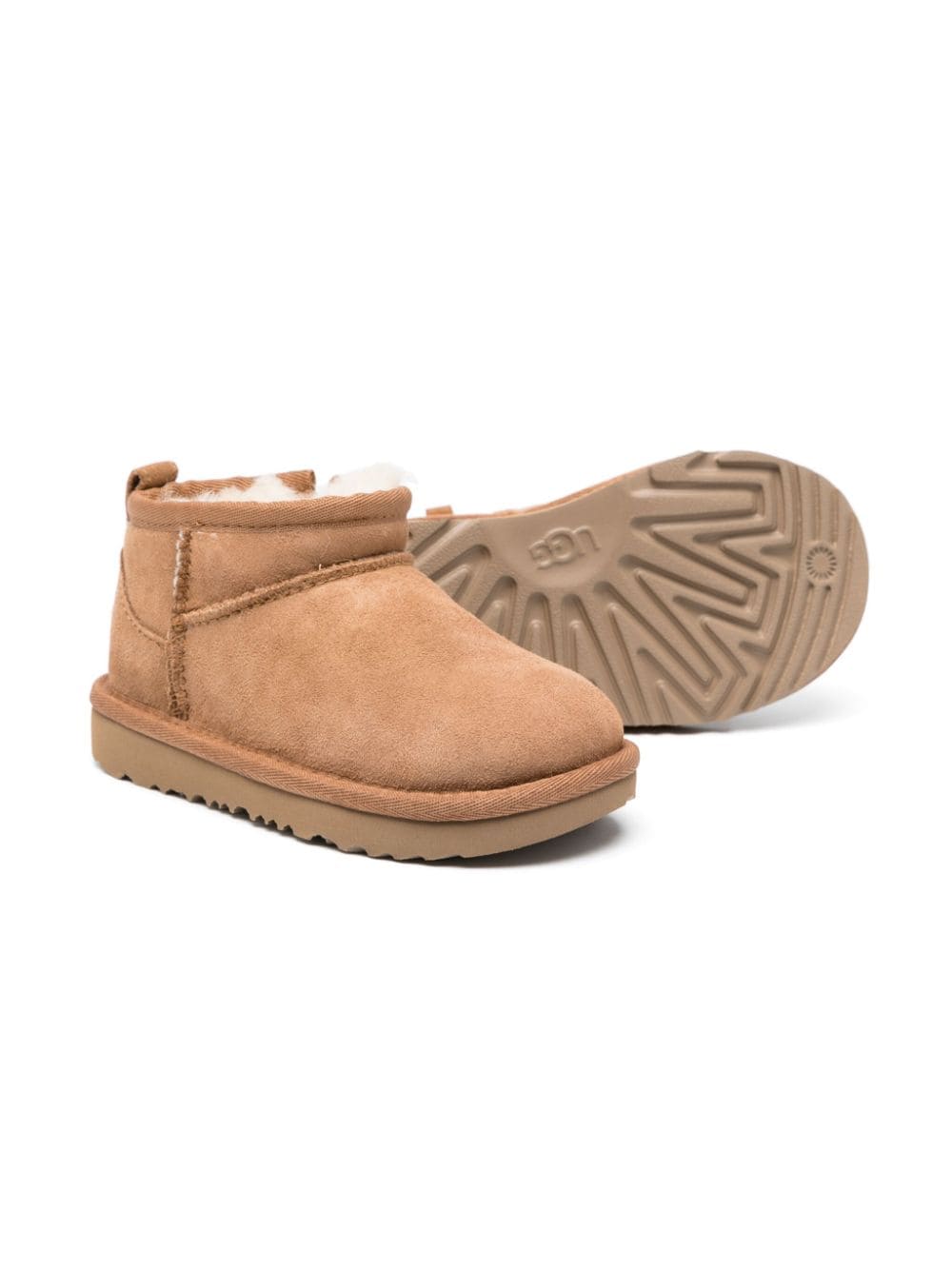 Shop Ugg Classic Ultra Mini Suede Boots In Brown