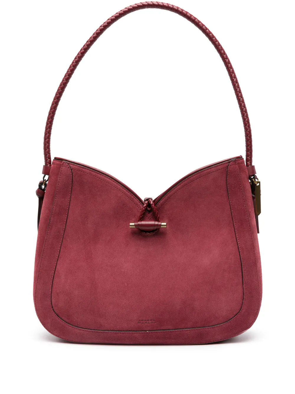 ISABEL MARANT Schoudertas met logo-reliëf Roze