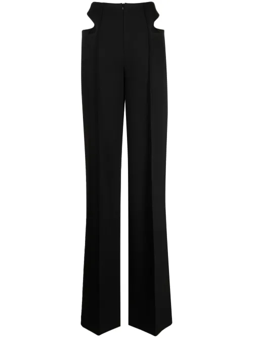 Pantalon droit à découpes - Aleksandre Akhalkatsishvili - Modalova