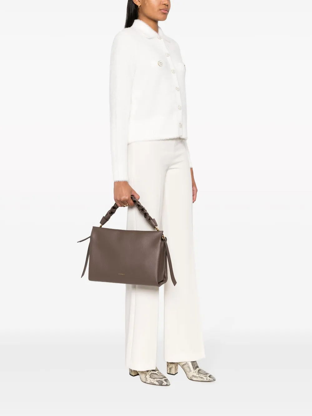Coccinelle medium Boheme tote bag - Bruin