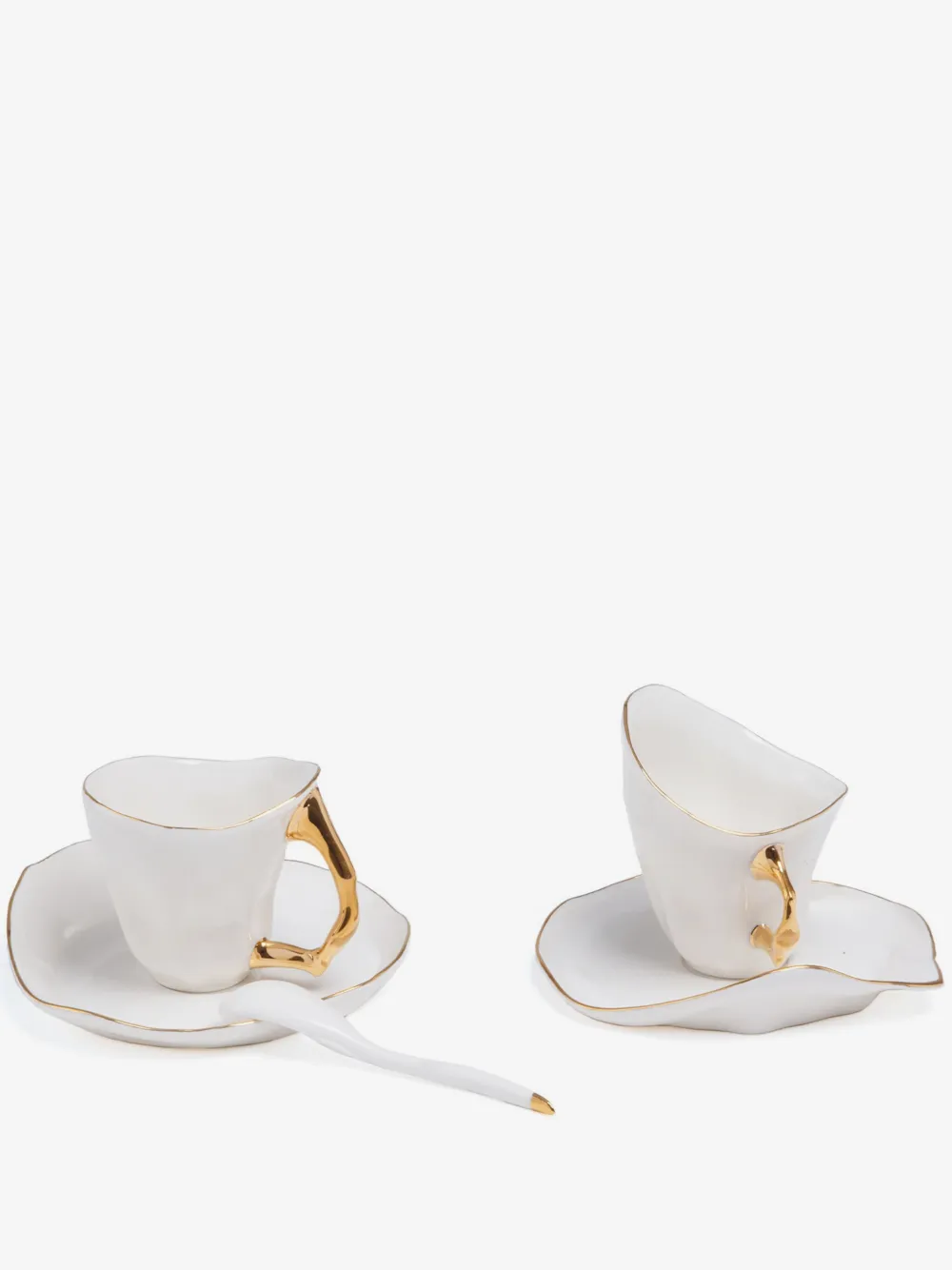 Seletti Meltdown coffee cups (set of two) | White | Image 1