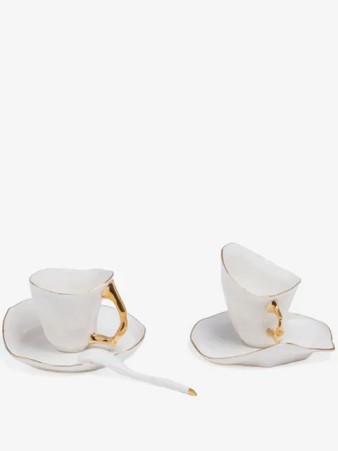 Seletti lot de deux tasses à café Meltdown