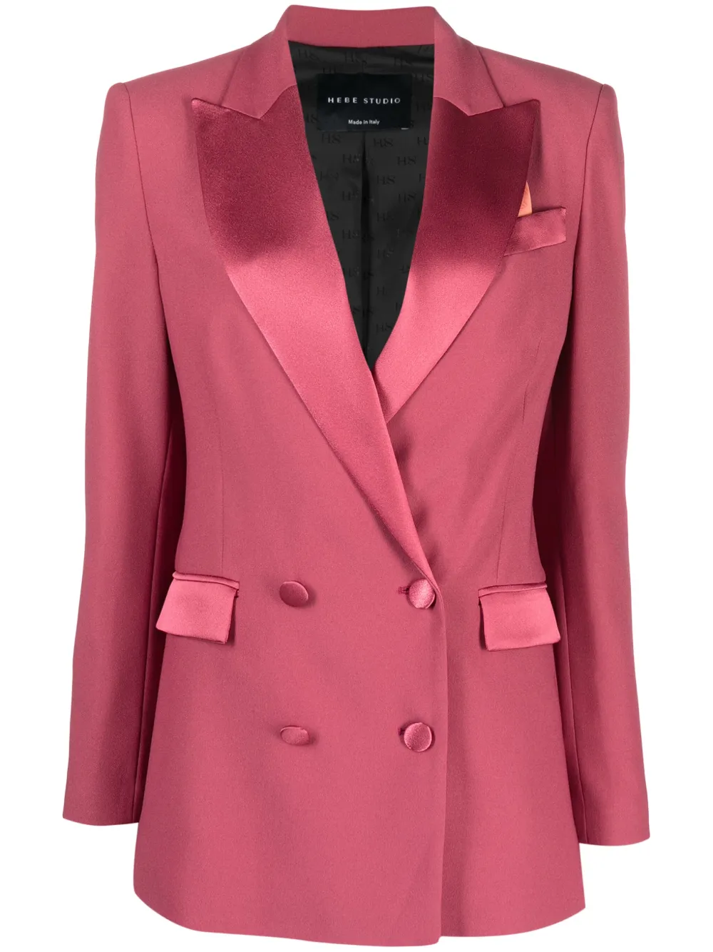 Hebe Studio peak-lapel double-breasted blazer