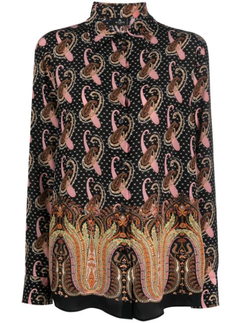 ETRO paisley-print silk shirt Women