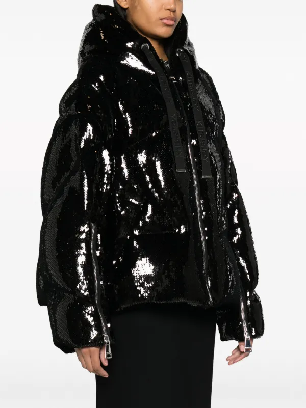ジャケット KHRISJOY Woman Jacket Black KWS25R0606NYNY08 BLK001 Khrisjoy Sequined Padded Jacket | Black | FARFETCH CA