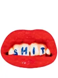 Seletti graphic-print mat (60x90cm) - Red