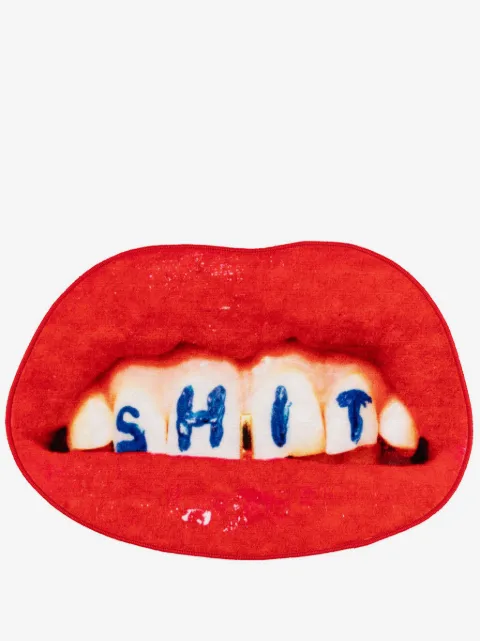 Seletti Tapete com estampa gráfica
