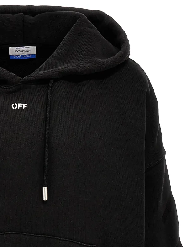 Off-White Matthew Cotton Hoodie | Black | FARFETCH