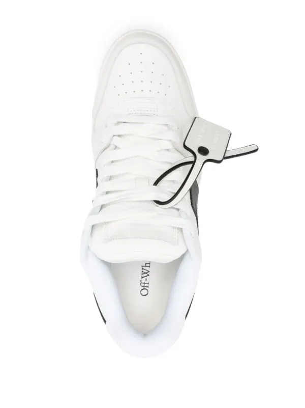 Off-White Out Of Office Panelled Leather Sneakers | White