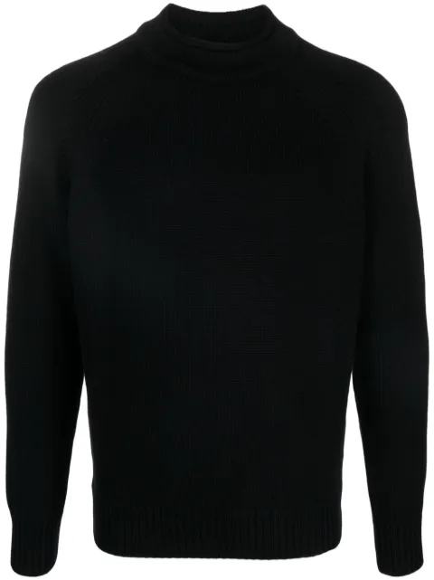 Zanone mock-neck fine-knit jumper