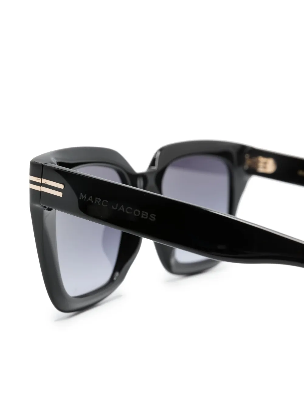 Marc Jacobs Eyewear Zonnebril met rechthoekig montuur Zwart