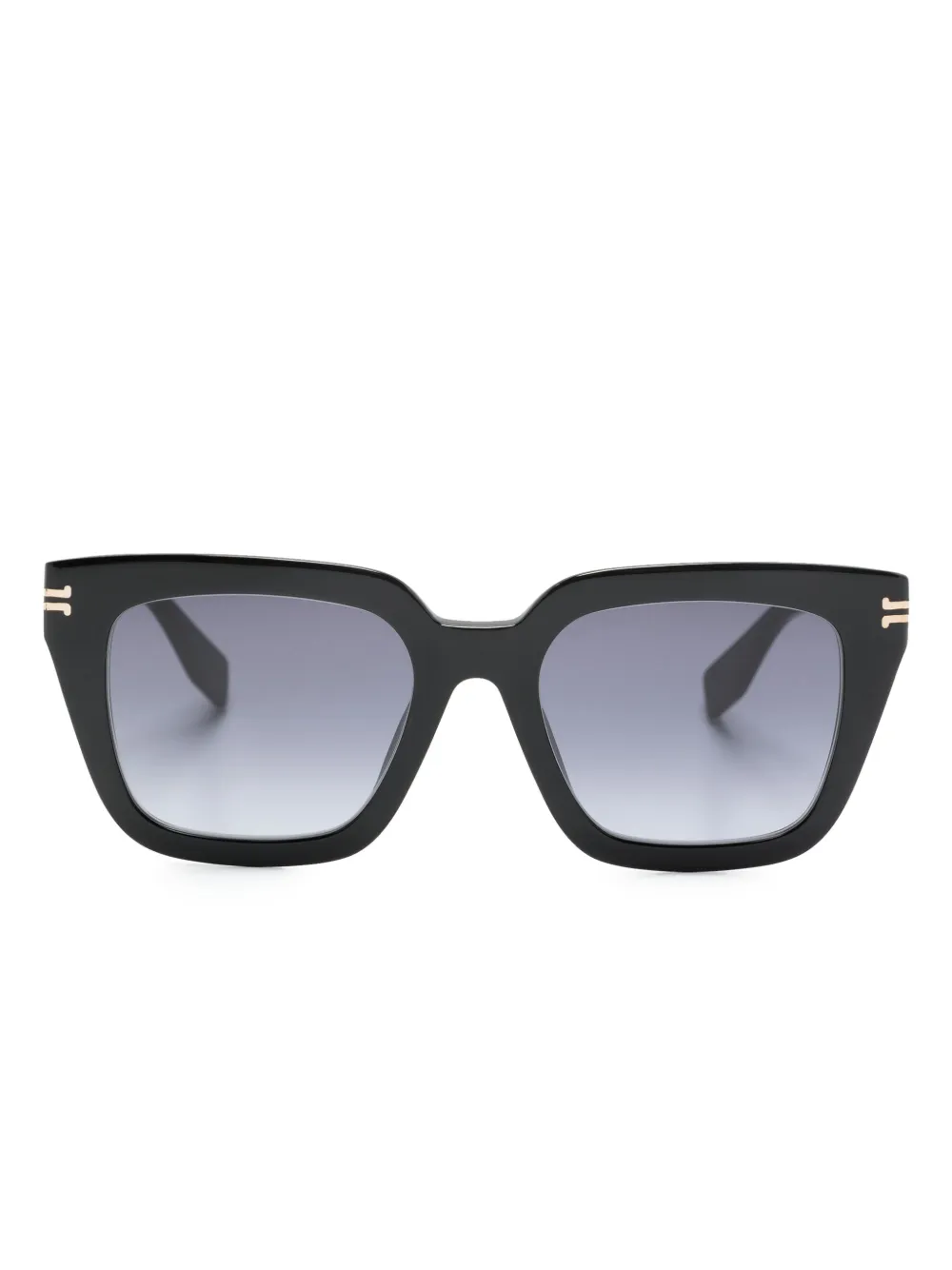 Marc Jacobs Eyewear スクエアフレーム サングラス - ブラック Marc Jacobs Eyewear スクエアフレーム サングラス - ブラック