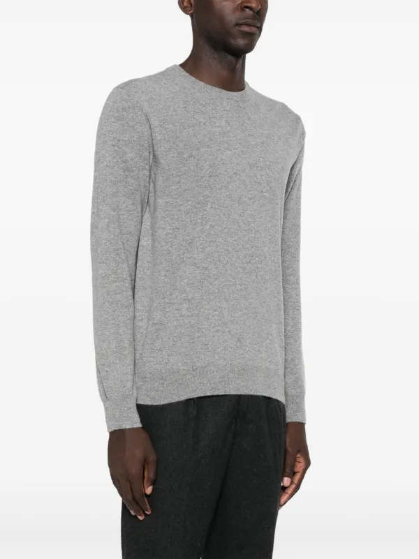 Zanone mélange-effect Cashmere Jumper | Grey | FARFETCH TW