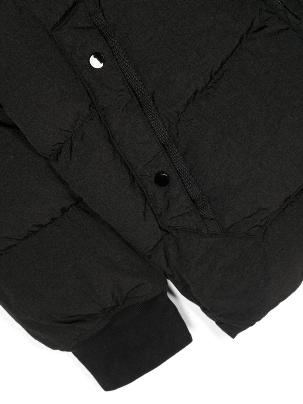 Shop C.p. Company Lens-detail Padded Jacket In Black
