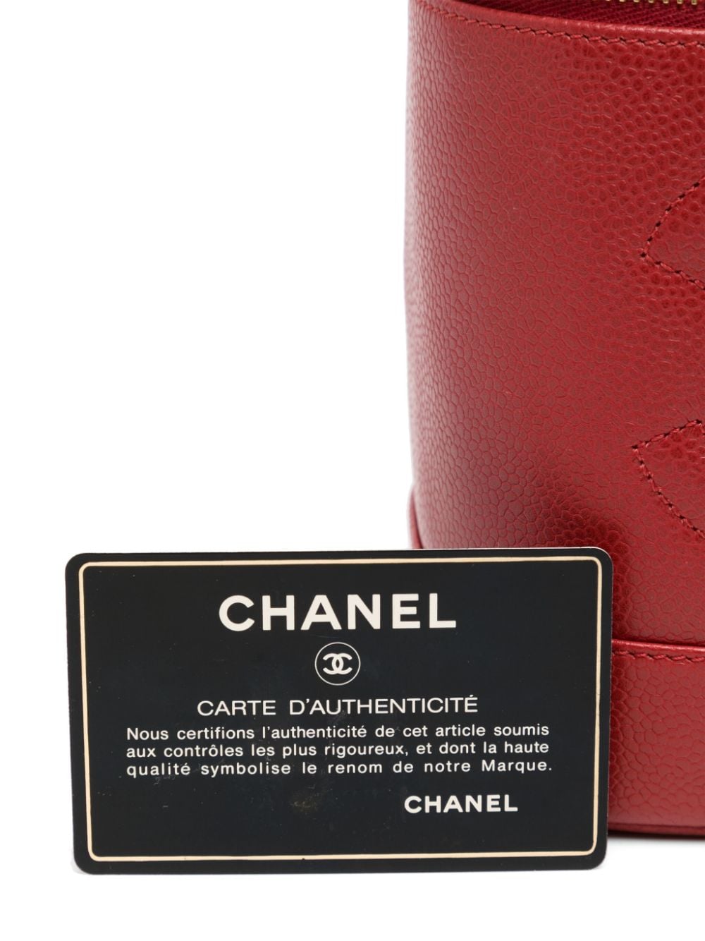 CHANEL Pre-Owned 1997 CC Stitch Vanity Handbag - Farfetch