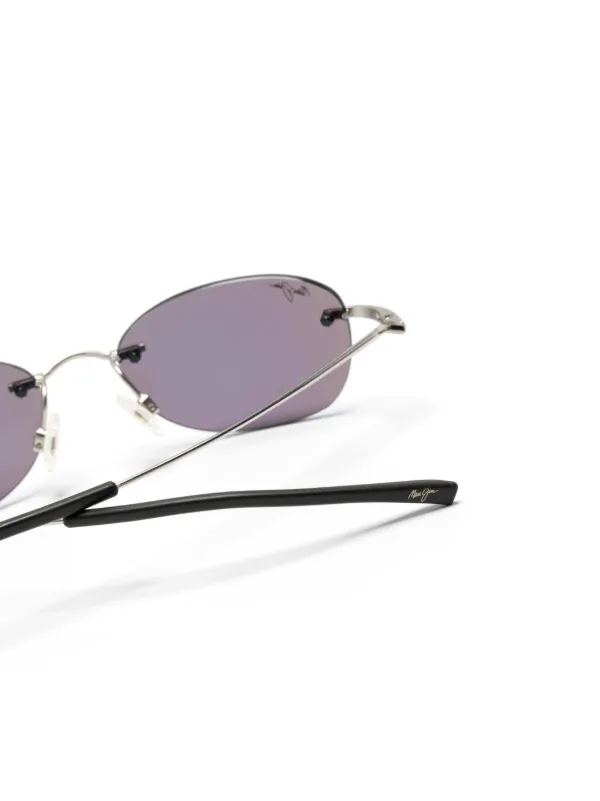 洋書 akikino0310 Maui Jim Aki Aki Mirrored Lenses oval-frame Sunglasses