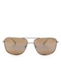 Maui Jim Mikioi double-gradient lenses navigator-frame sunglasses - Brown