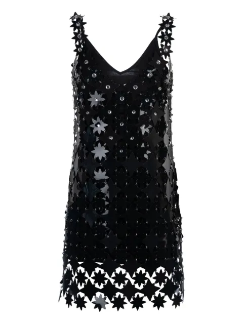 Rabanne Minikleid mit Sternapplikation