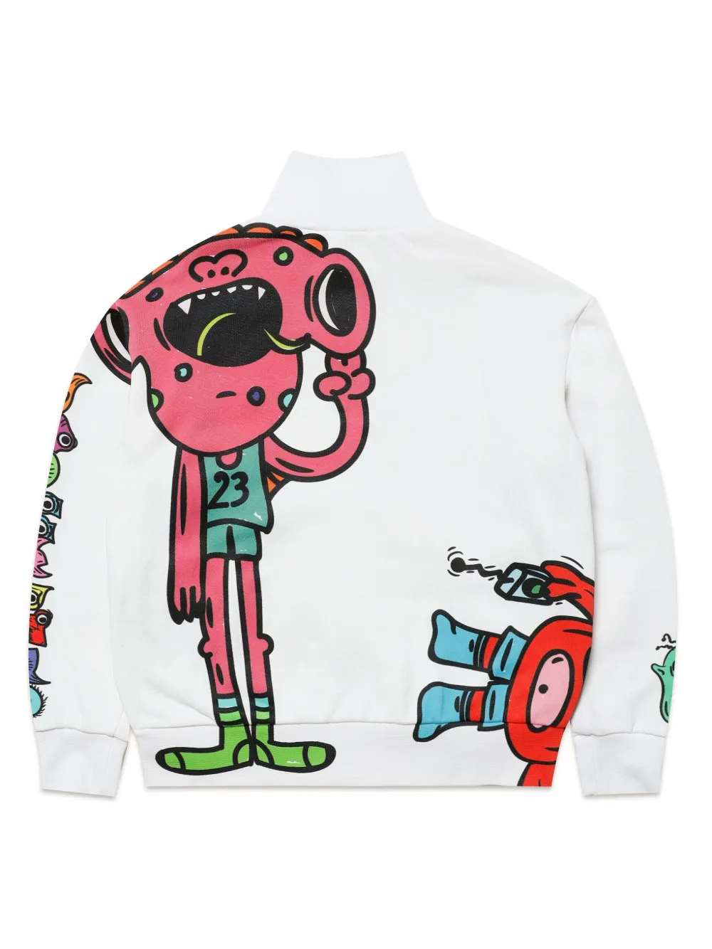 Dsquared2 Kids Jack met rits - Wit