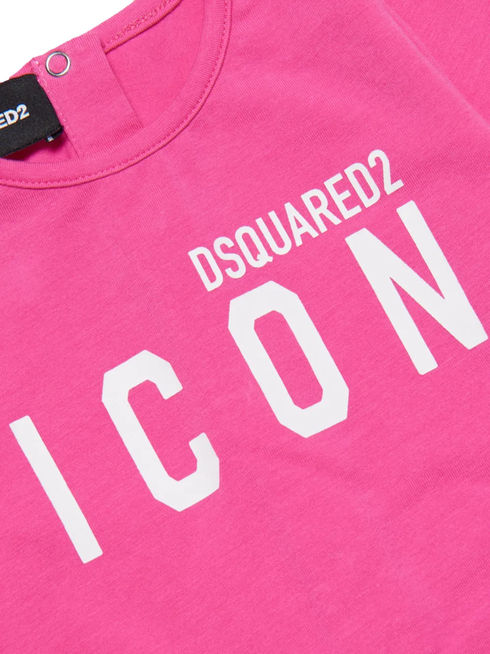 Dsquared2 Logo-print Romper In Pink