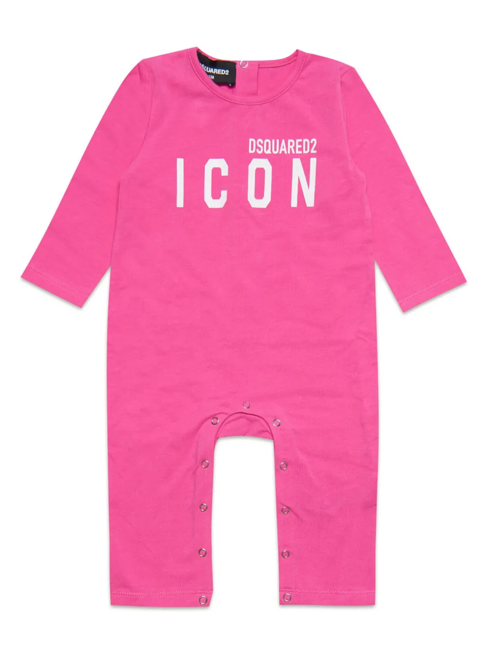 Dsquared2 Babies' Logo-print Romper In Pink