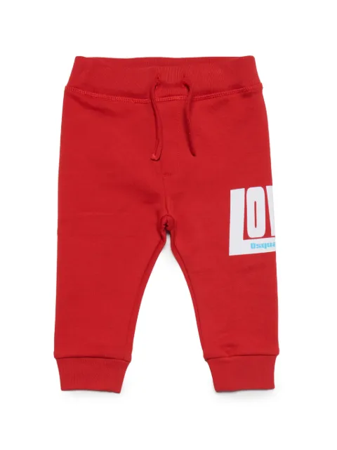 DSQUARED2 KIDS logo-print cotton track pants 