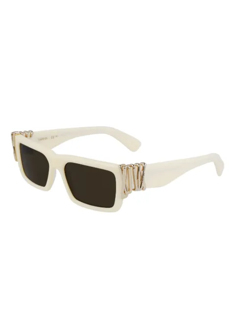 Lanvin lentes de sol con armazón rectangular