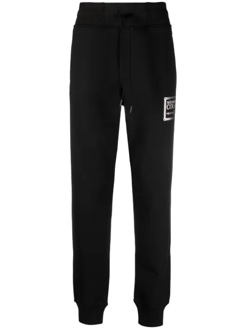 Versace Jeans Couture logo-print cotton track pants