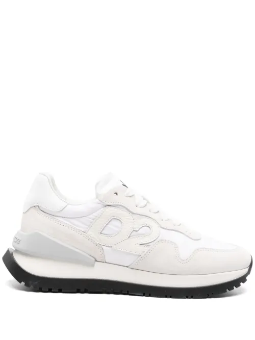 Baskets lacées à patch logo - DSQUARED2 - Modalova