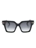 Roberto Cavalli square-frame gradient-lenses sunglasses - Black