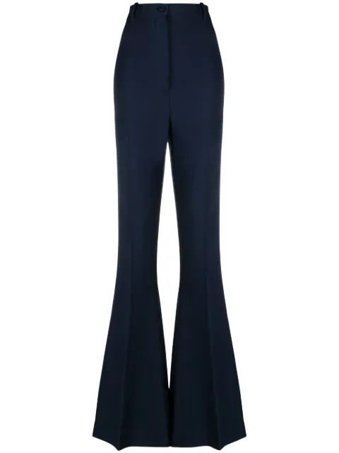 Hebe Studio high-waisted flared trousers