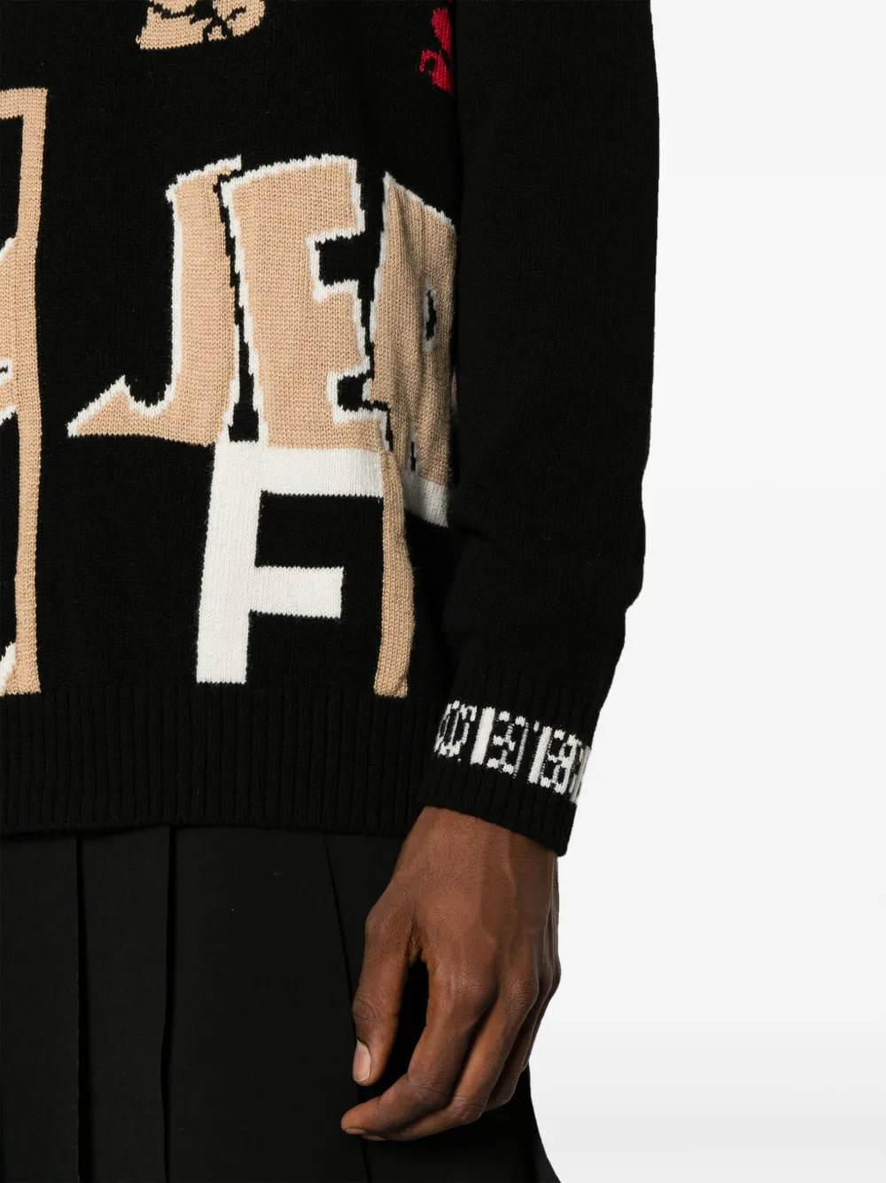 Iceberg Trui met print Zwart
