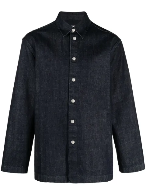 Jil Sander long-sleeved denim shirt