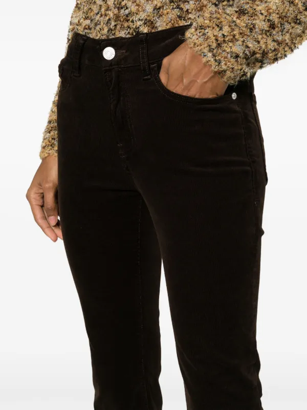Cotton bootcut trousers on sale