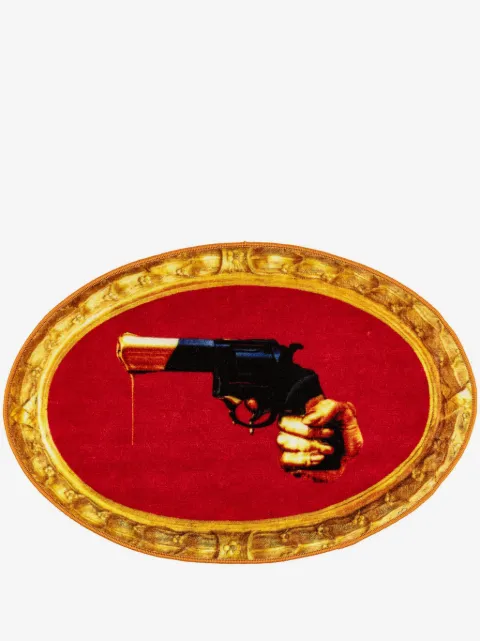 Seletti Revolver graphic-print mat (60x90cm)