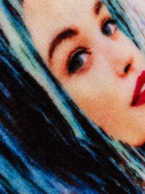 Seletti Seagirl グラフィック マット 60x90cm | マルチカラー