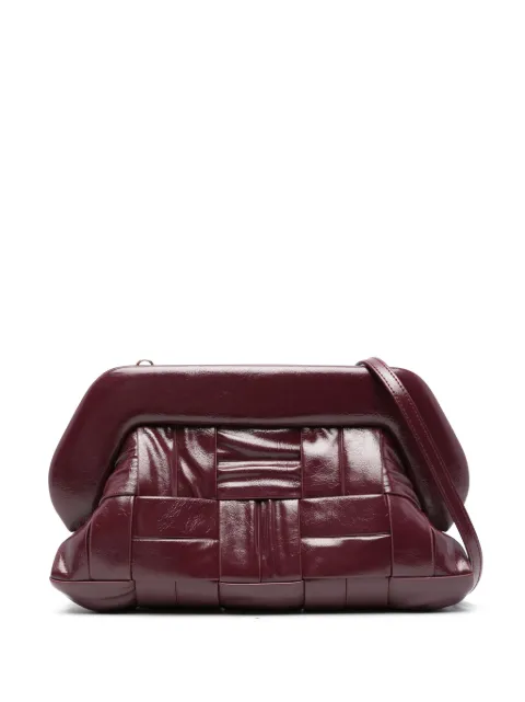 Themoirè Bios interwoven clutch bag