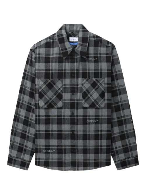 Chemise à carreaux - Off-White - Modalova