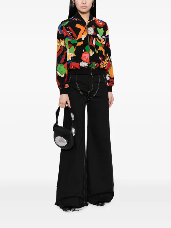 Chanel silk bomber jacket hot sale