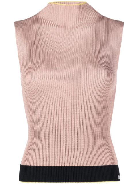 HOT SALE CHANEL 1999 sleeveless ribbed top Women