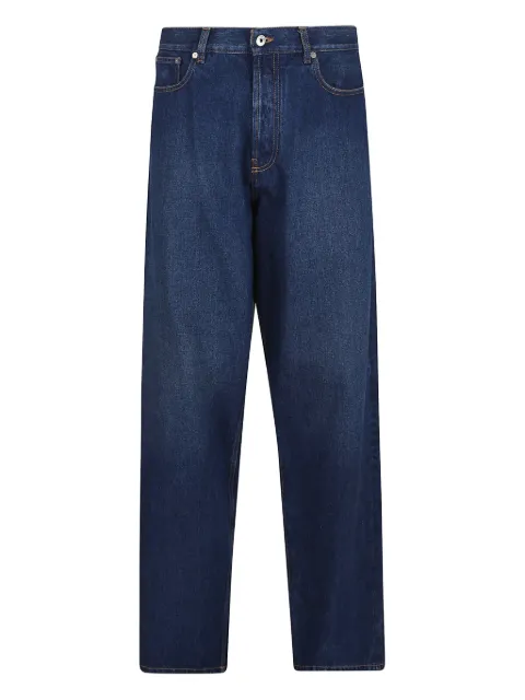 Off-White jean à patch logo