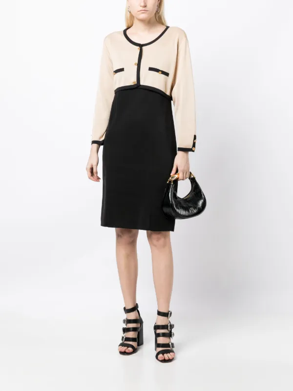 CHANEL ブラック クロップドカーディガン 36