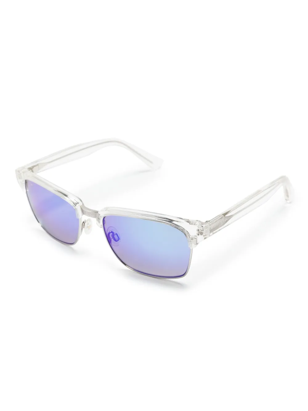 Maui Jim Kawika zonnebril met vierkant montuur - Blauw