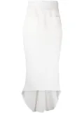 Prada fluted midi skirt - White