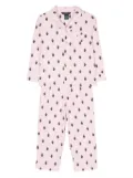 POLO RALPH LAUREN KIDS Polo Bear-pattern pajama set (set of two) - Pink