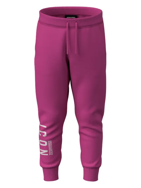 DSQUARED2 KIDS logo-print cotton track pants