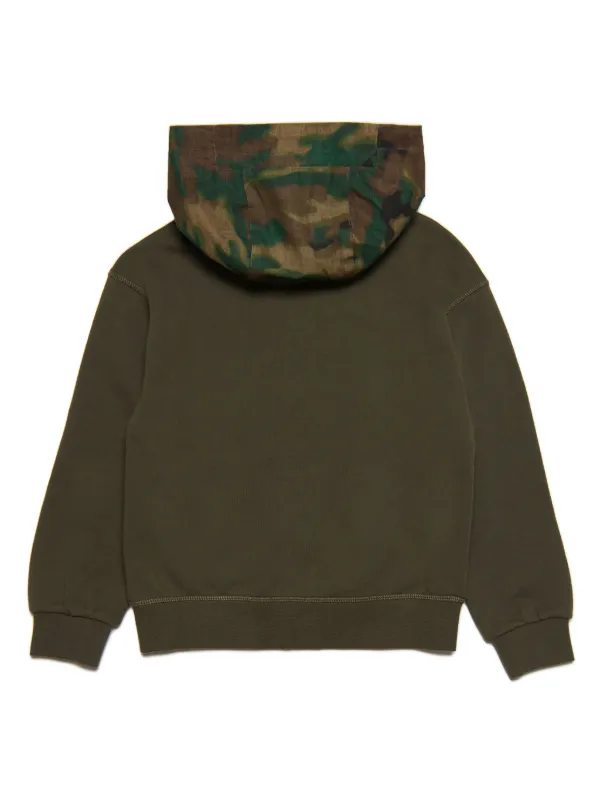 DSQUARED2 KIDS camouflage print zip up Hoodie Farfetch